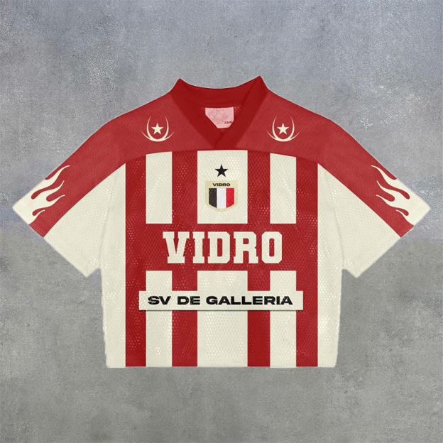 3D digital printing hot selling T-shirt retro fashion casual sports jersey-31