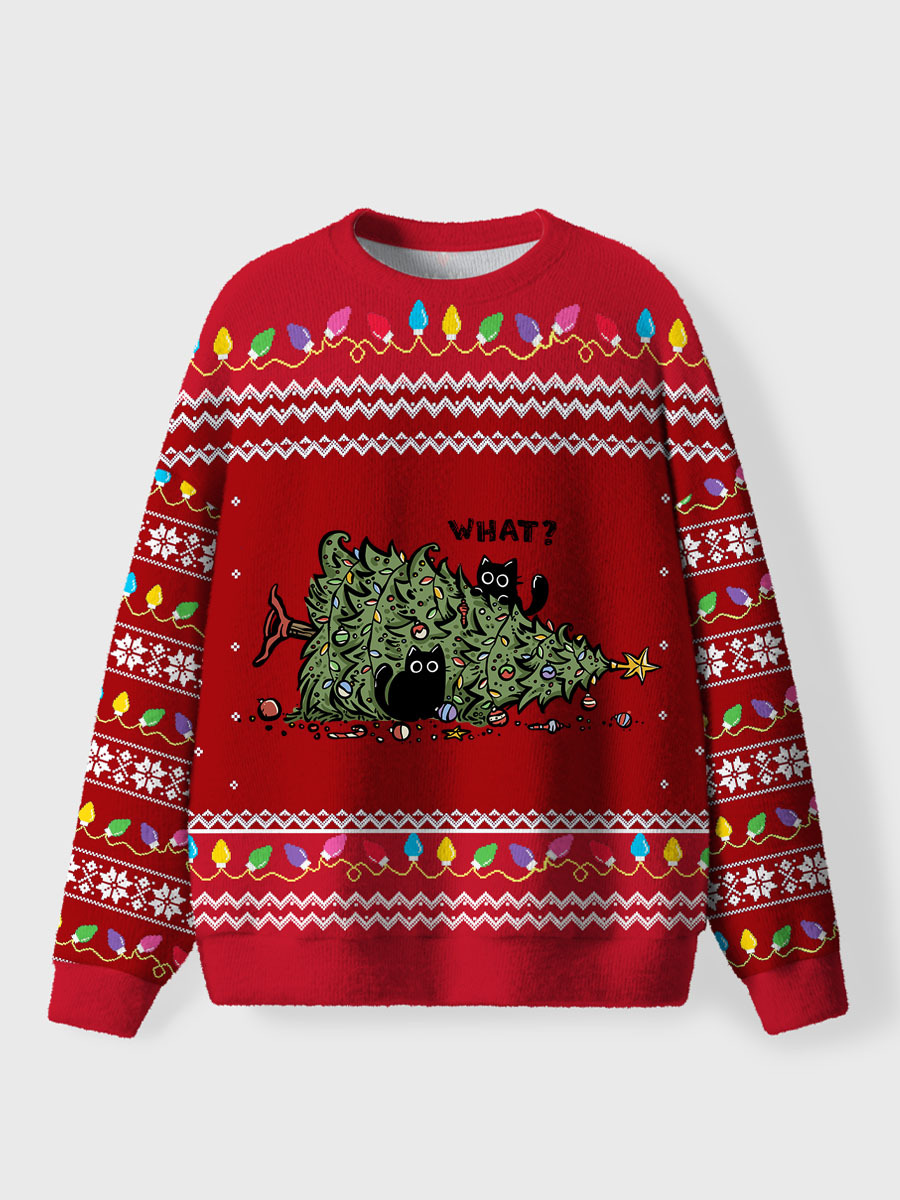 Vintage What? Christmas Ugly Sweater