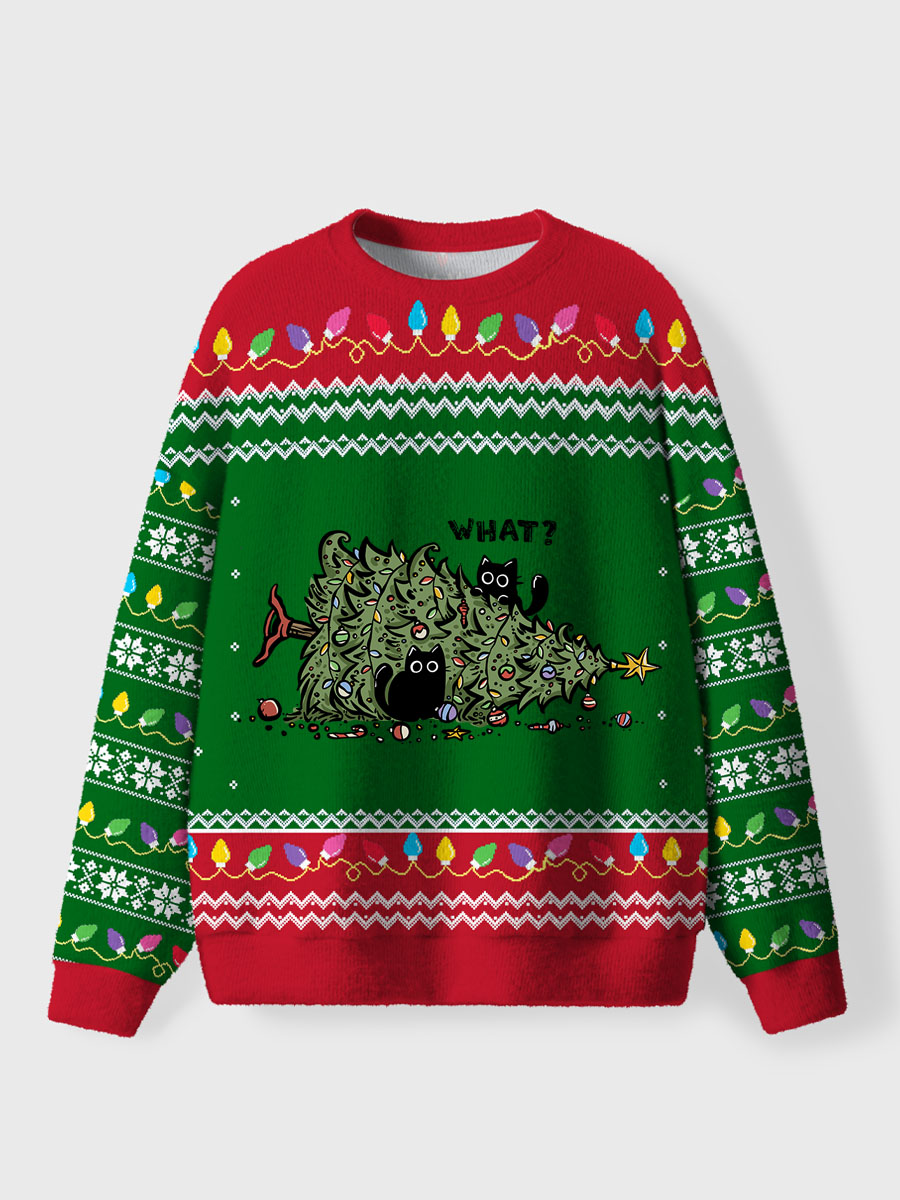 Vintage What? Christmas Ugly Sweater