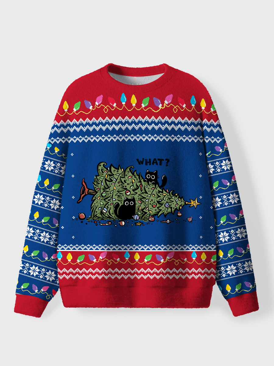 Vintage What? Christmas Ugly Sweater