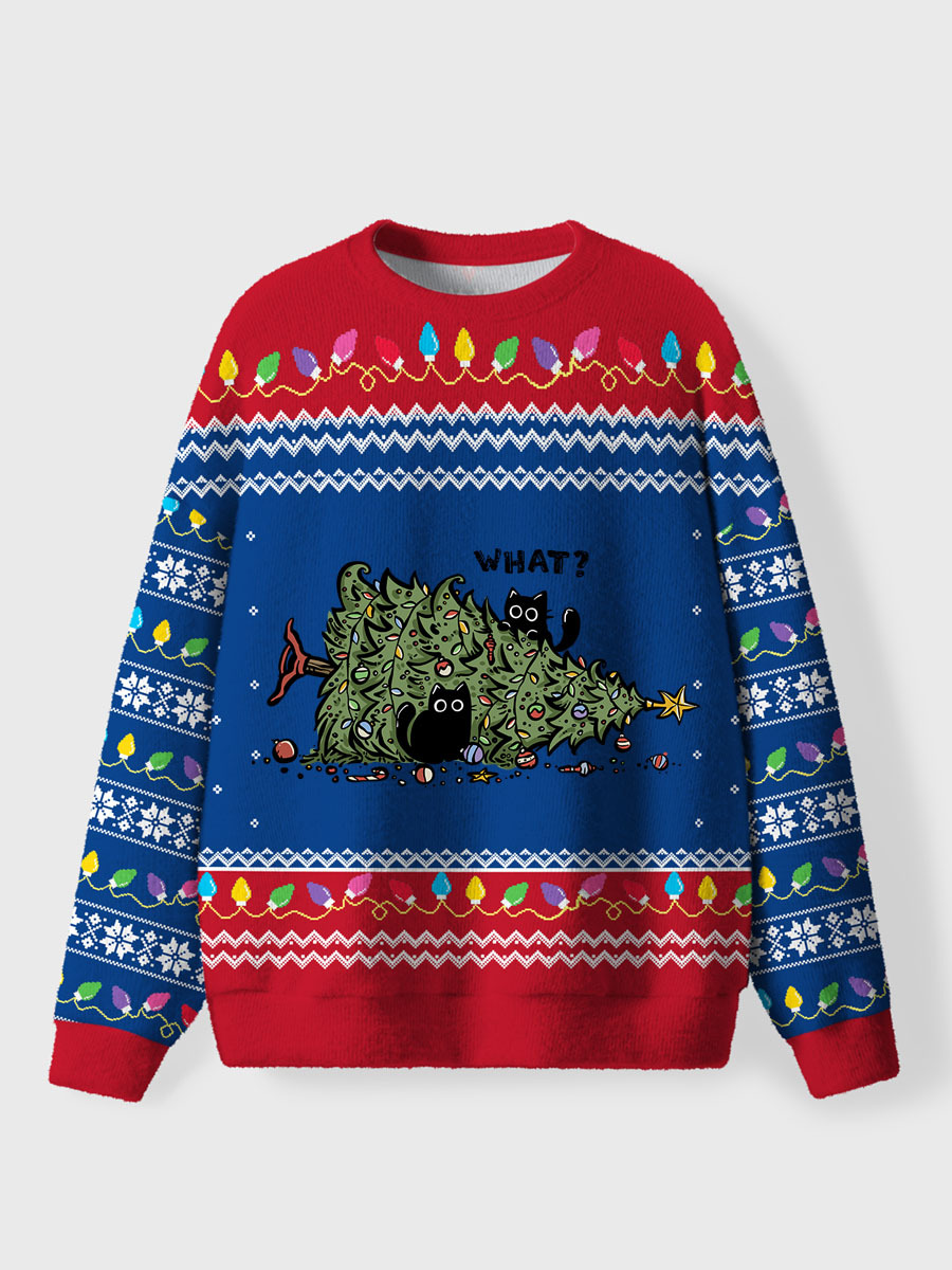 Vintage What? Christmas Ugly Sweater