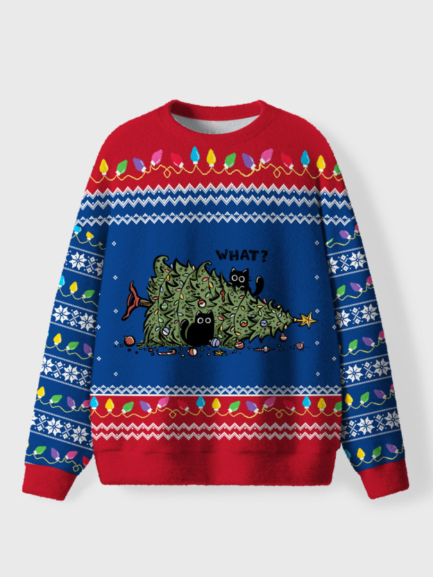 Vintage What? Christmas Ugly Sweater