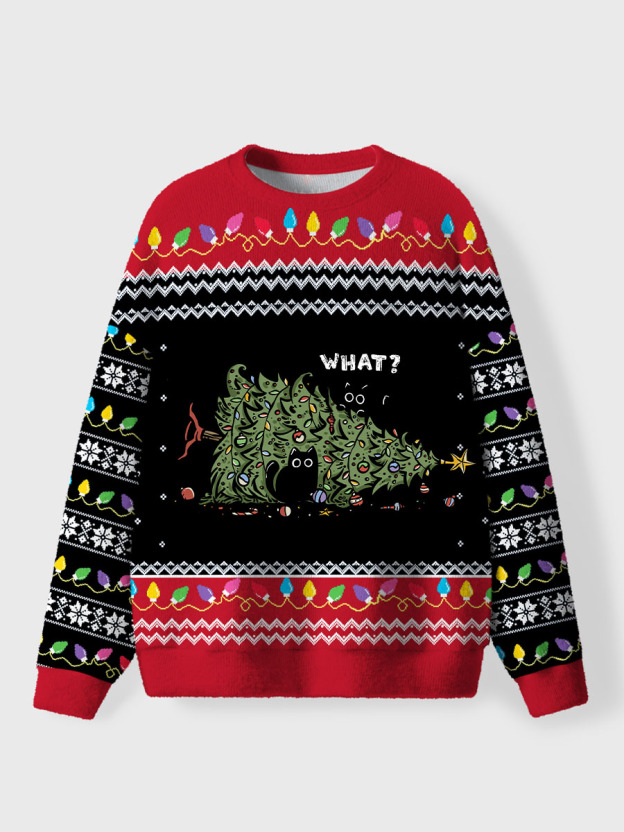 Vintage What? Christmas Ugly Sweater