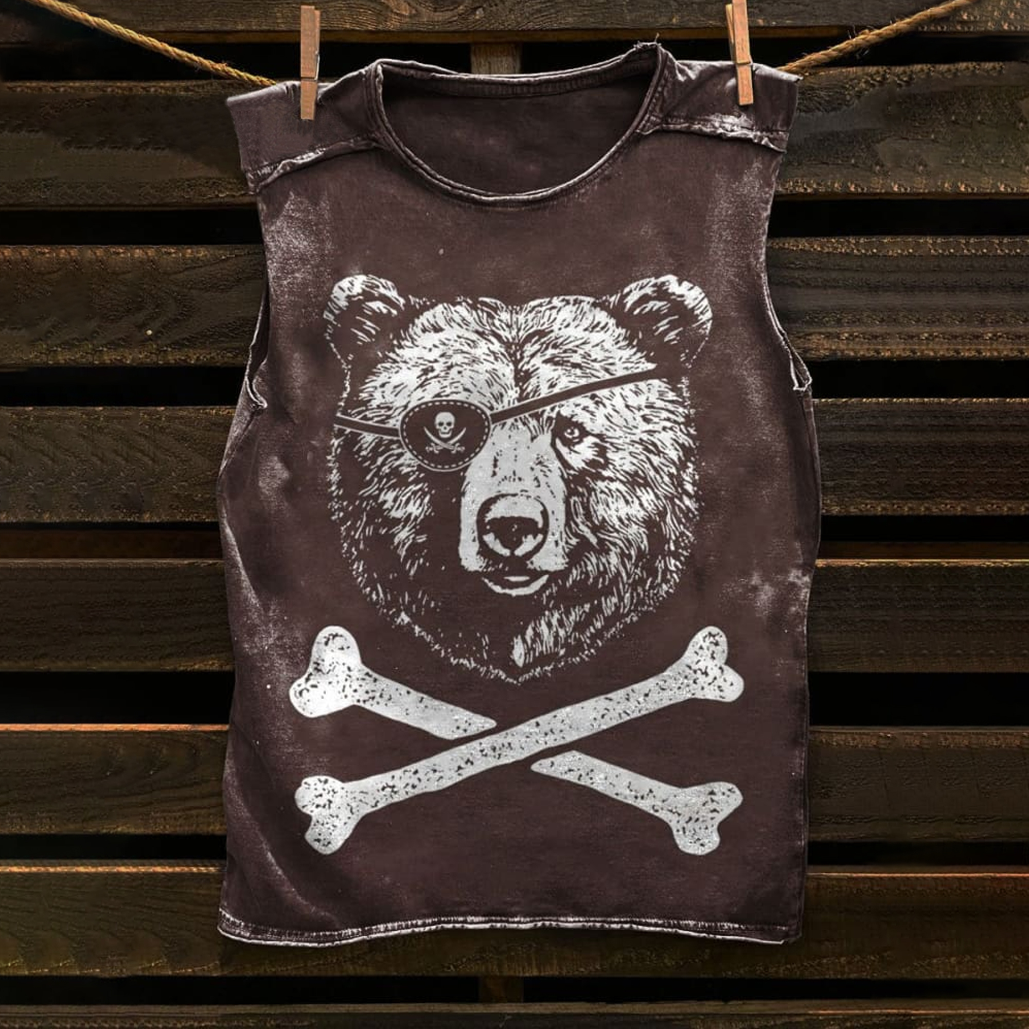 Yellowstone Grizzly Bear Unisex Classic Tank Top