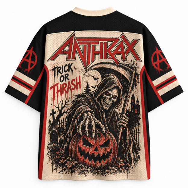 Heavy Metal Trick or Thrash Blockcore Jersey Shirts