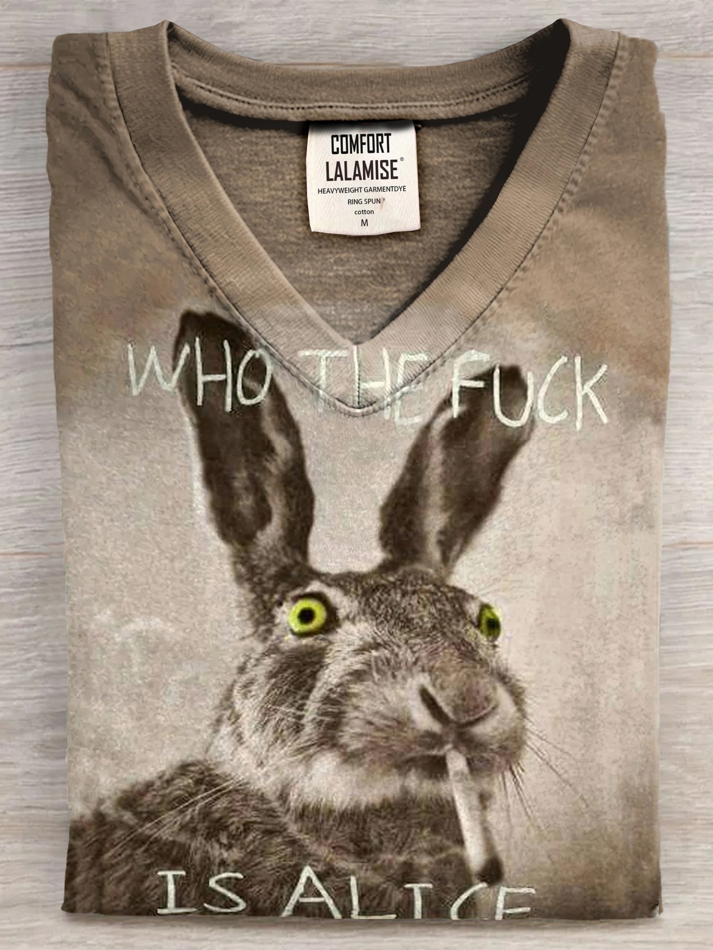 Funny Who The Fuck Art Print Casaul Short Sleeve T-shirt