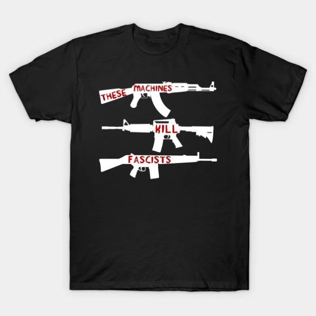 This Machine Kills Fascists cotton T-shirt