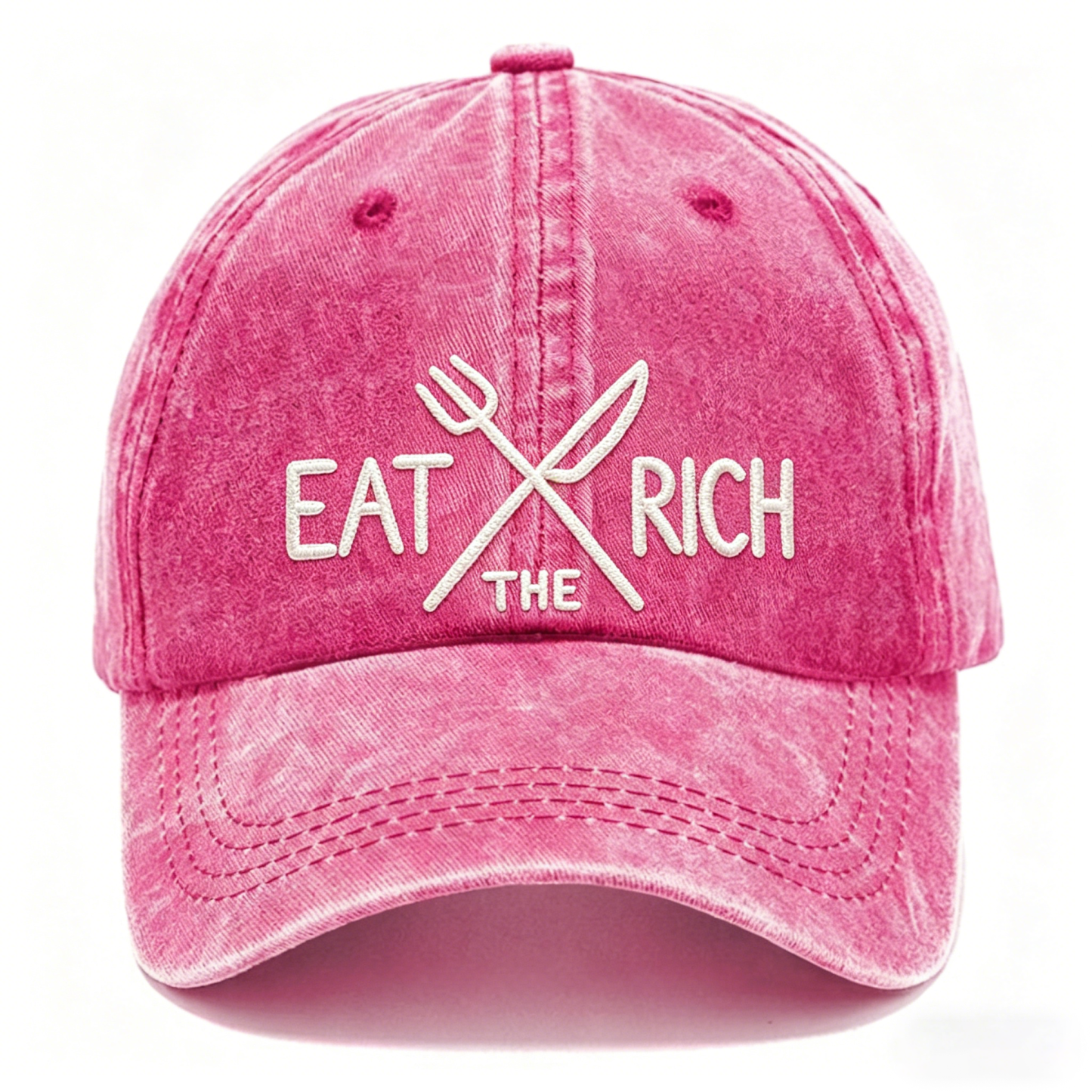 Eat the Rich Embroidered hat 