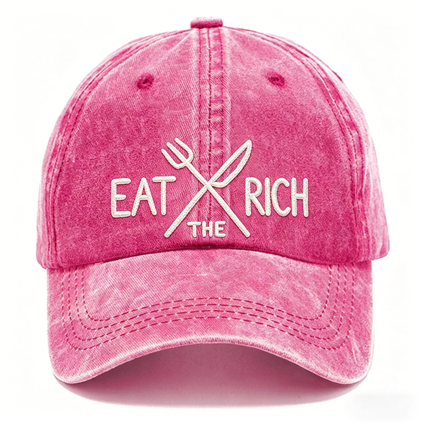 Eat the Rich Embroidered hat 