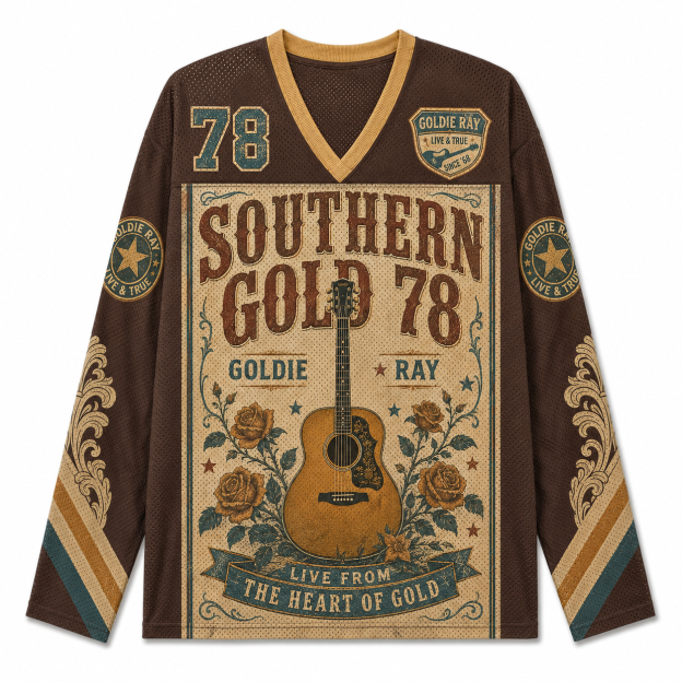 SOUTHERN GOLD 78 V-Neck Long Sleeve Jersey