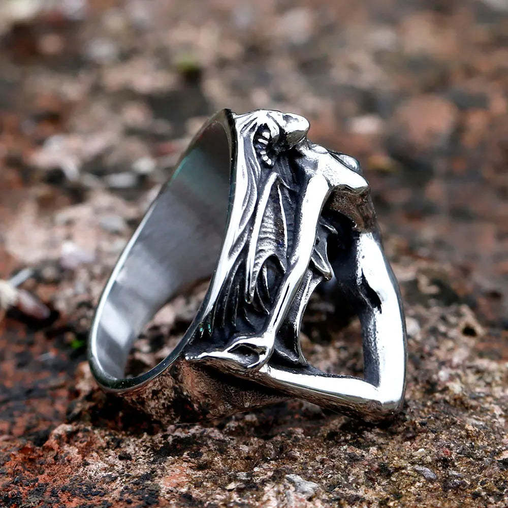 3D Body Shape Stainless Steel Ring