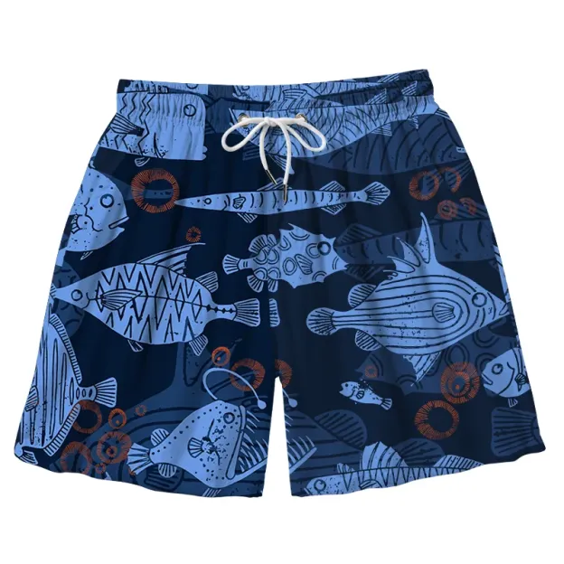  Various Types Of Fish Aloha Mens Swim Trunks