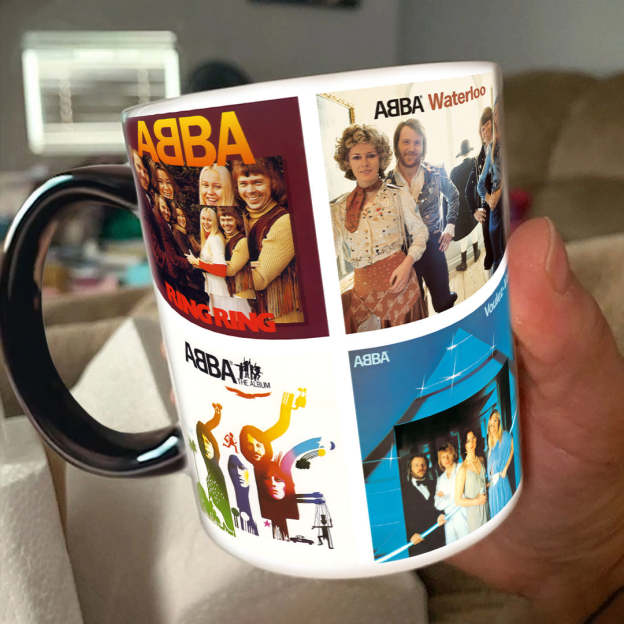 ABBA Albums Cover Collection Retro Mug