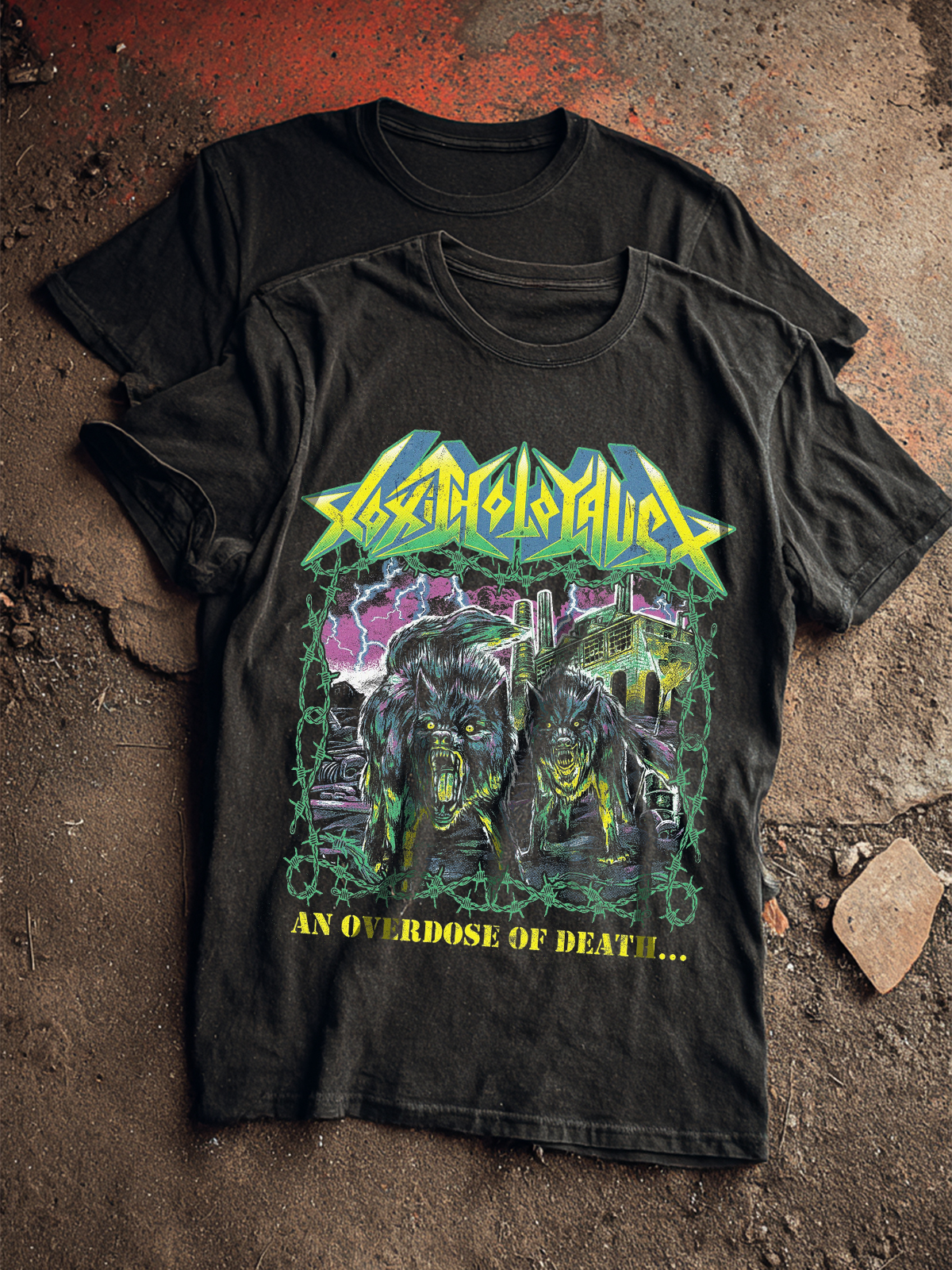 Toxic Holocaust Band An Overdose Of Death Unisex Casual Printed Tank Top