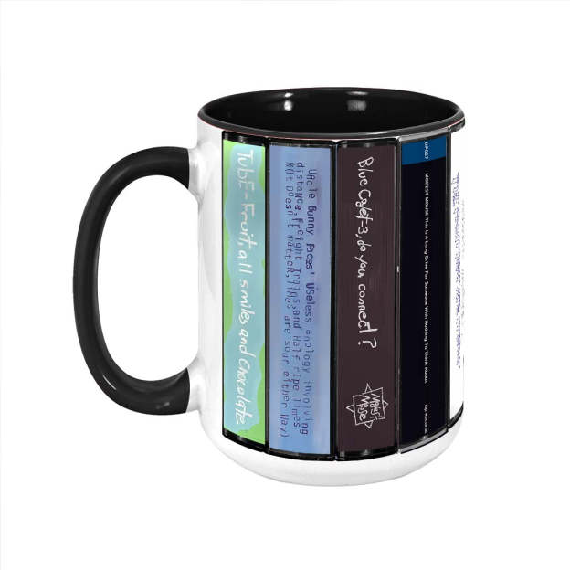 Modest Mouse Albums Cassette Collection Retro Accent Mug