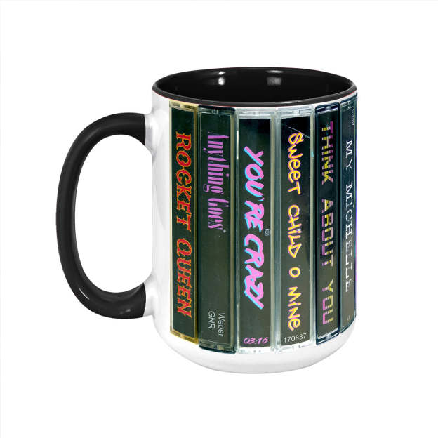 Guns N Roses – Appetite For Destruction Album Cassette Retro Collection Accent Mug