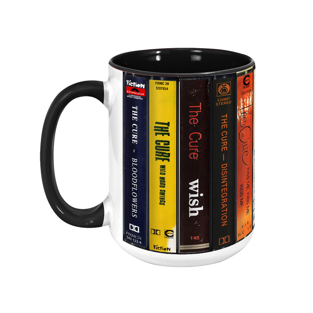 The Cure Albums Cassette Retro Collection Accent Mug