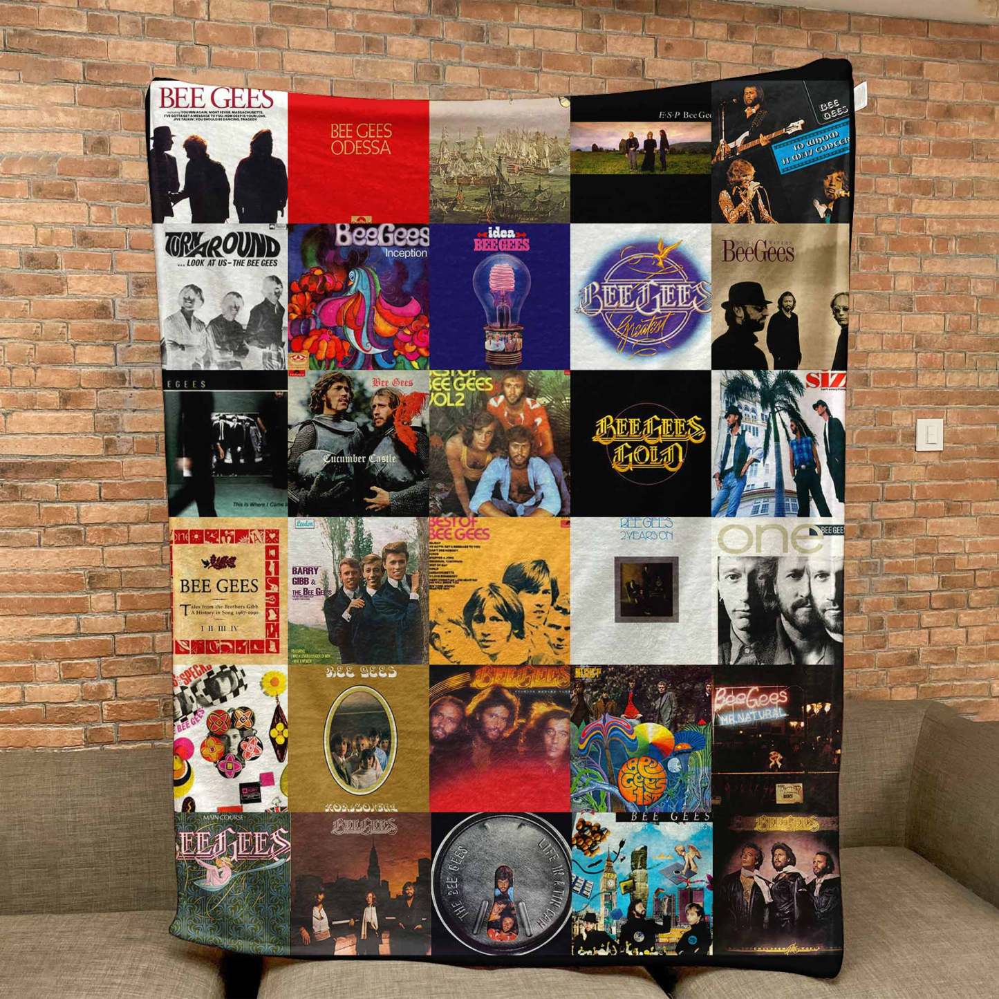 Bee Gees Sherpa Blanket – Timeless Pop & Disco Warmth Wrapped in Iconi