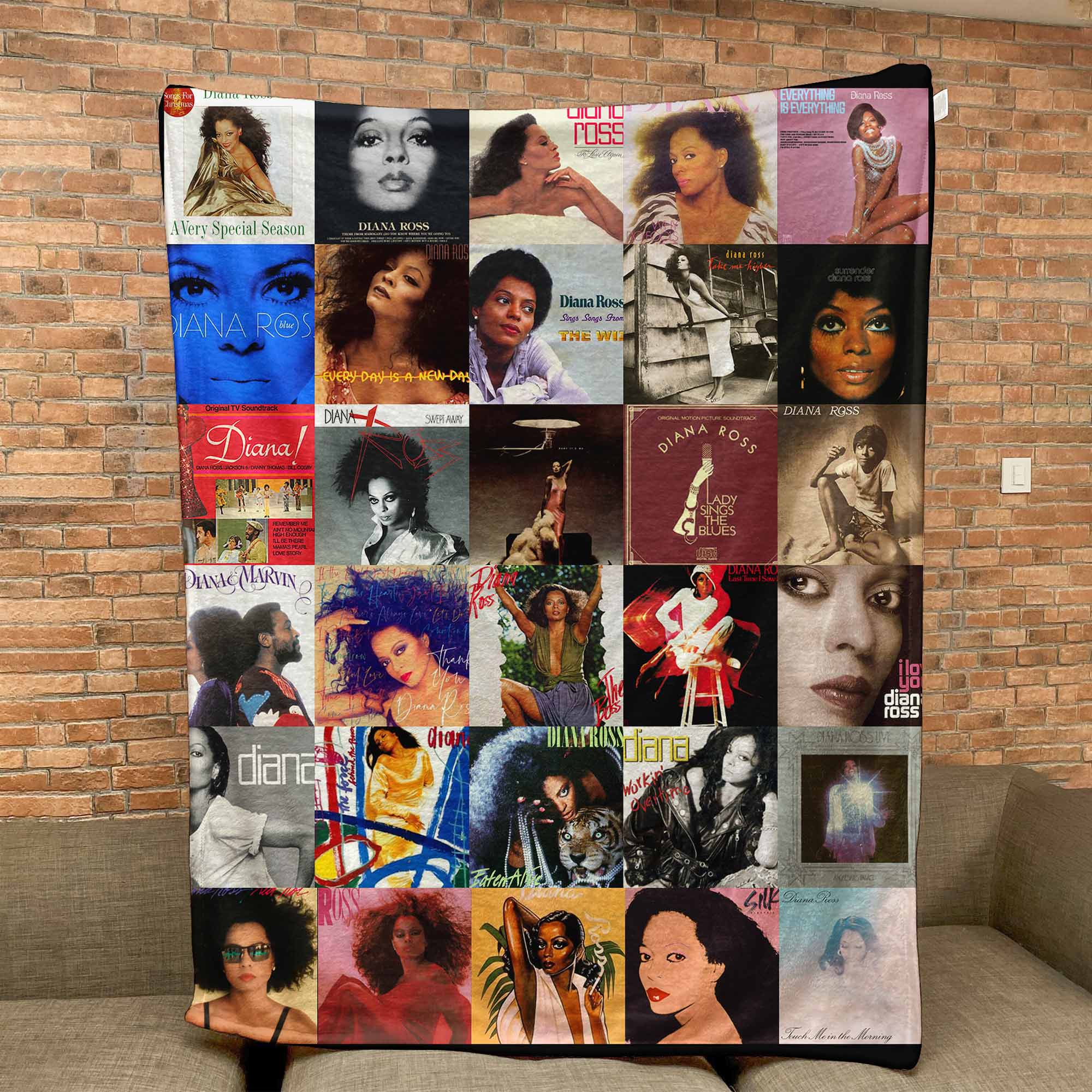 Diana Ross Sherpa Blanket – A Soul & Motown Icon Wrapped in Comfort