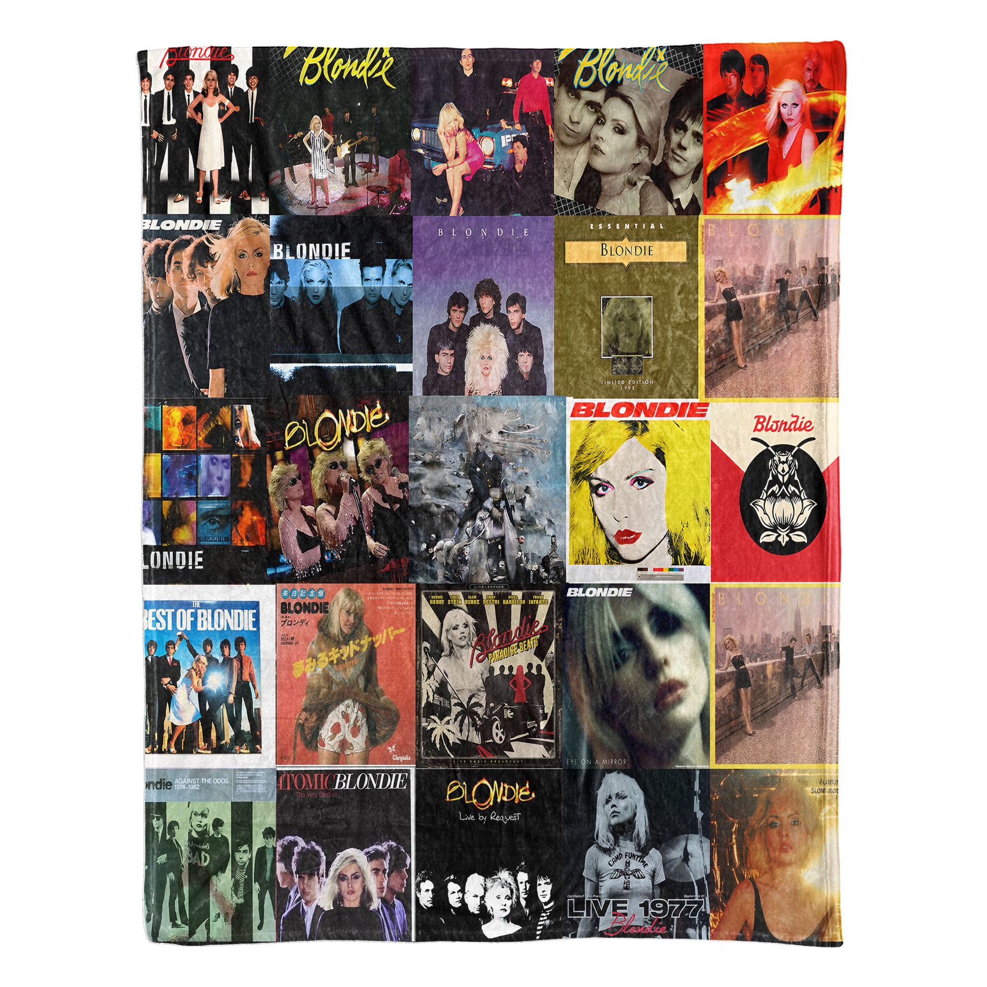 Blondie Sherpa Blanket – New Wave Warmth Wrapped in Iconic Album Art