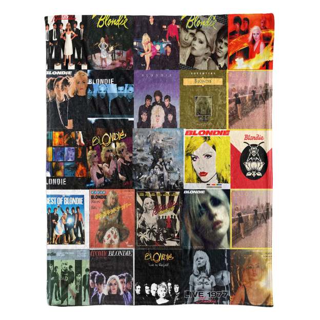Blondie Sherpa Blanket – New Wave Warmth Wrapped in Iconic Album Art