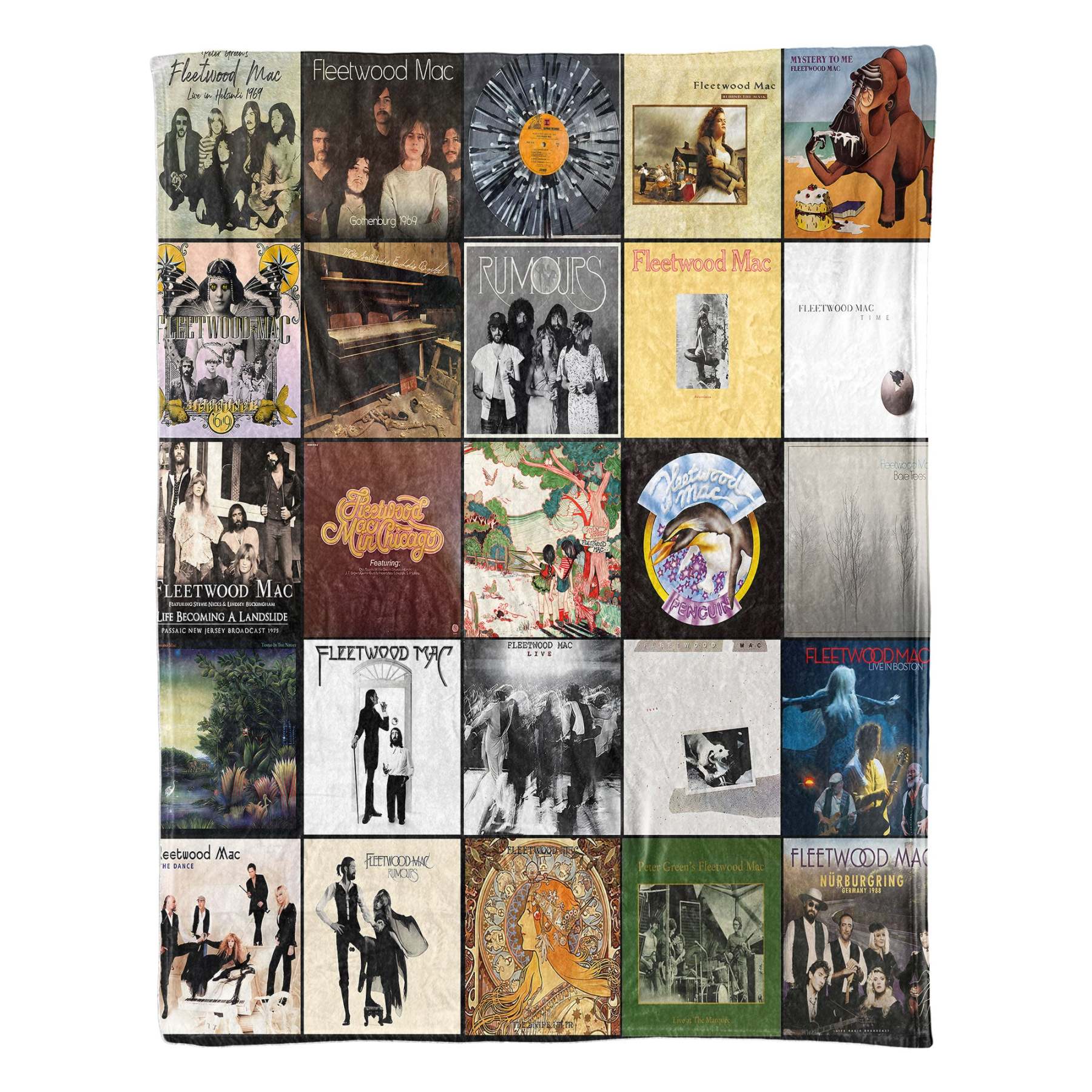 Fleetwood Mac Sherpa Blanket – Warmth Wrapped in Legendary Album Art