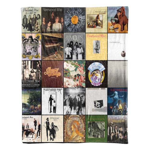 Fleetwood Mac Sherpa Blanket – Warmth Wrapped in Legendary Album Art