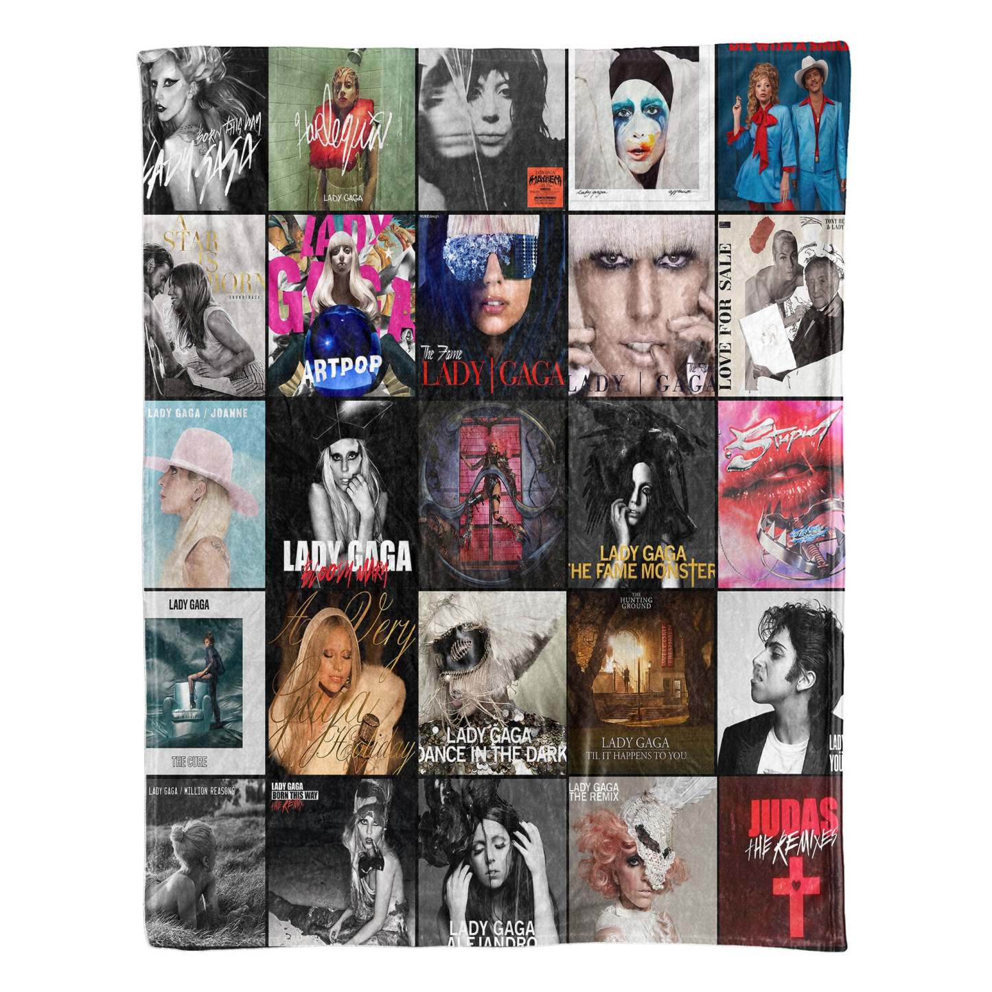 Lady Gaga Sherpa Blanket – A Bold Pop-Art Tribute for True Fans