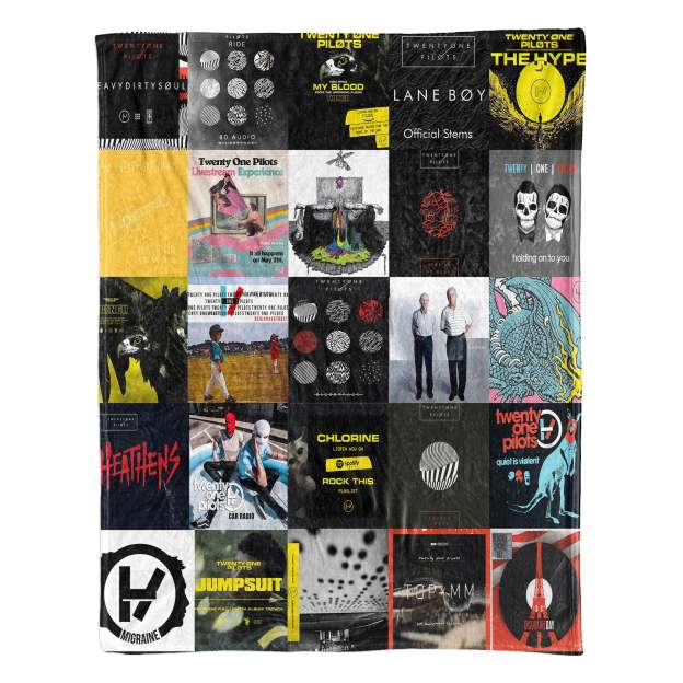 Twenty One Pilots Sherpa Blanket – Alt-Pop Warmth Wrapped in Iconic Era Artwork