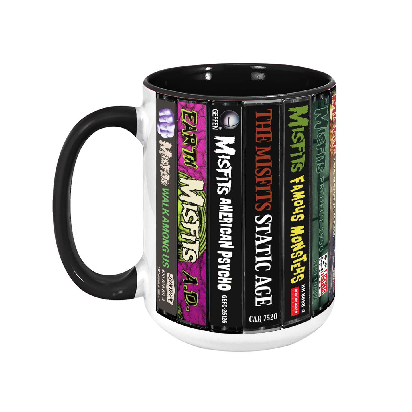 Misfits Albums Cassette Collection Retro Accent Mug