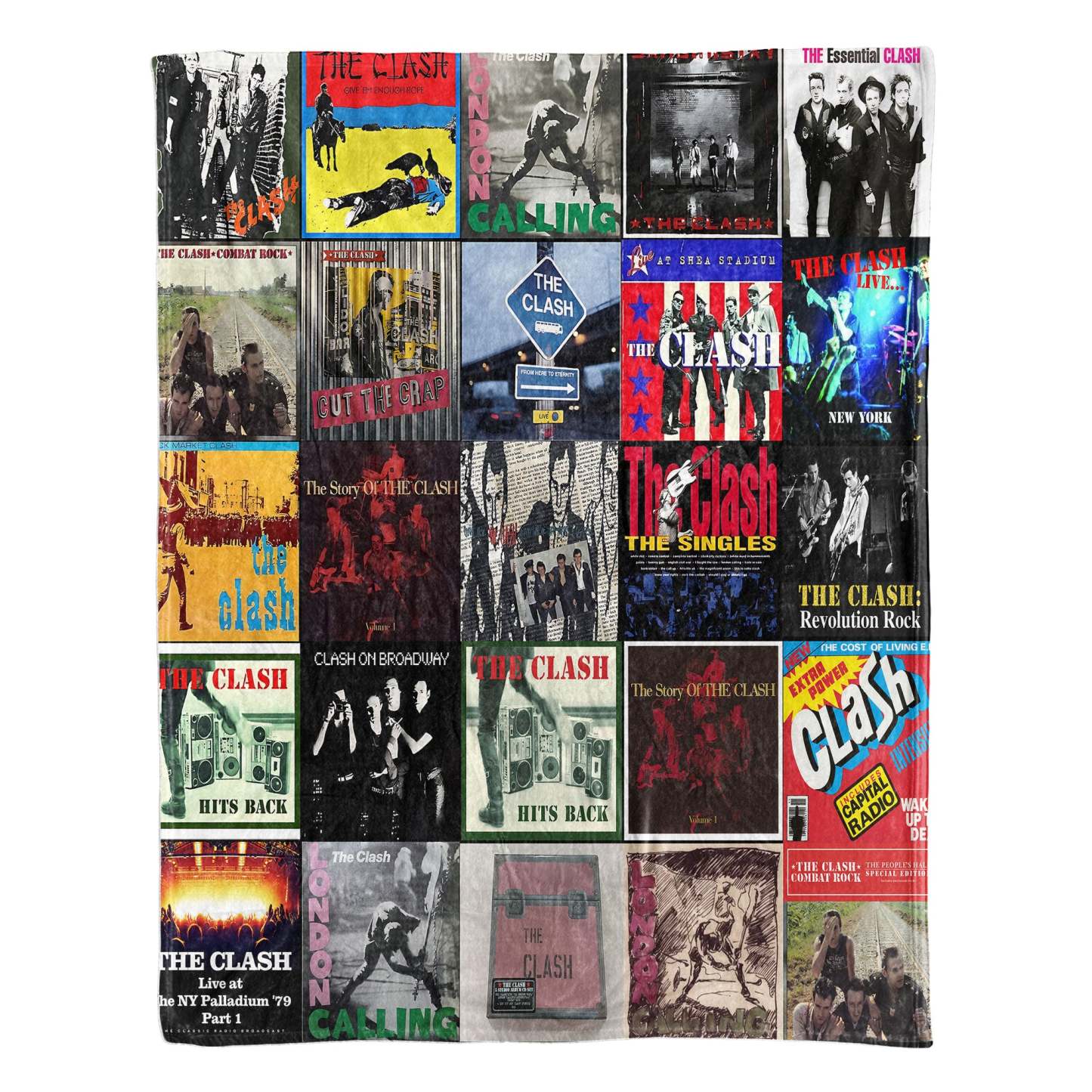 The Clash Sherpa Blanket – Punk Rock Warmth Wrapped in Iconic Album Art