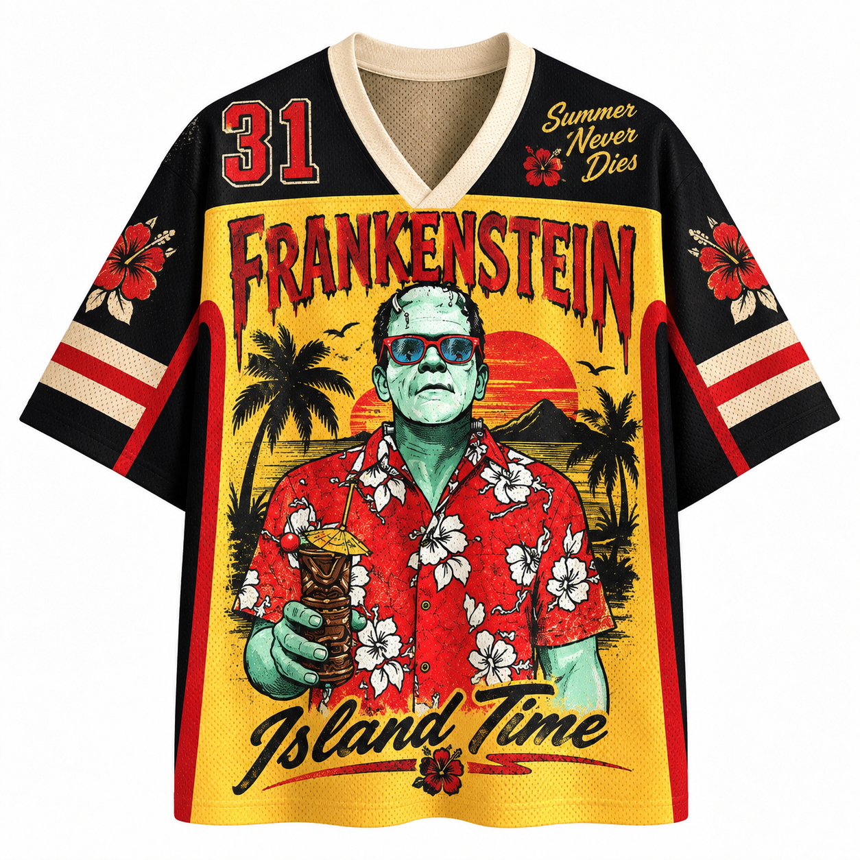 FRANKENSTEIN ISLAND TIME Jersey Shirts