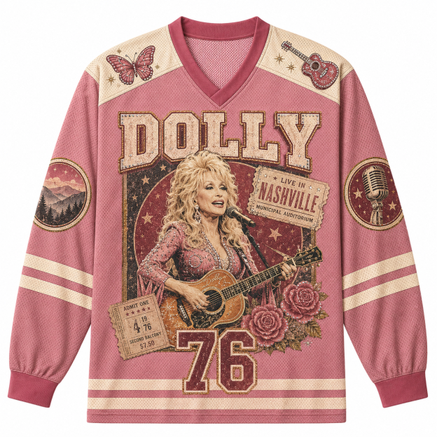 DOLLY 76 V-Neck Long Sleeve Jersey