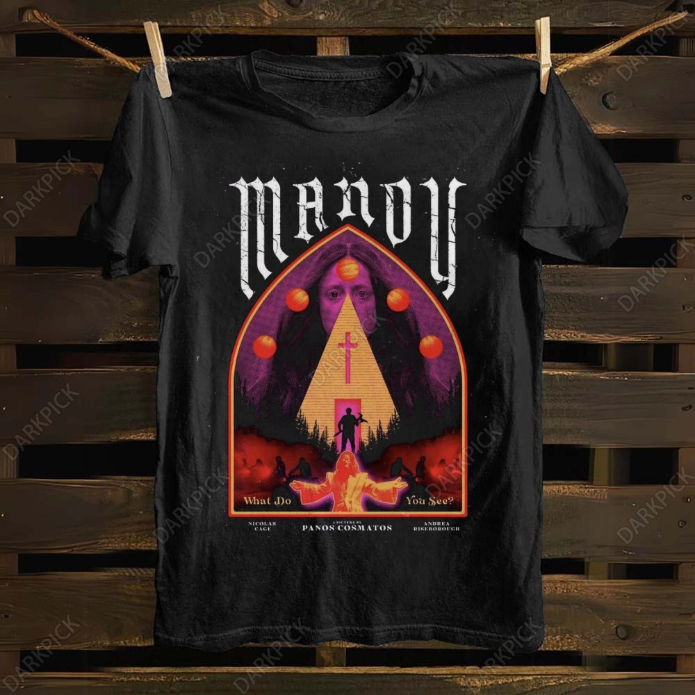 Unisex cotton Mandy Horror Movie T-shirt