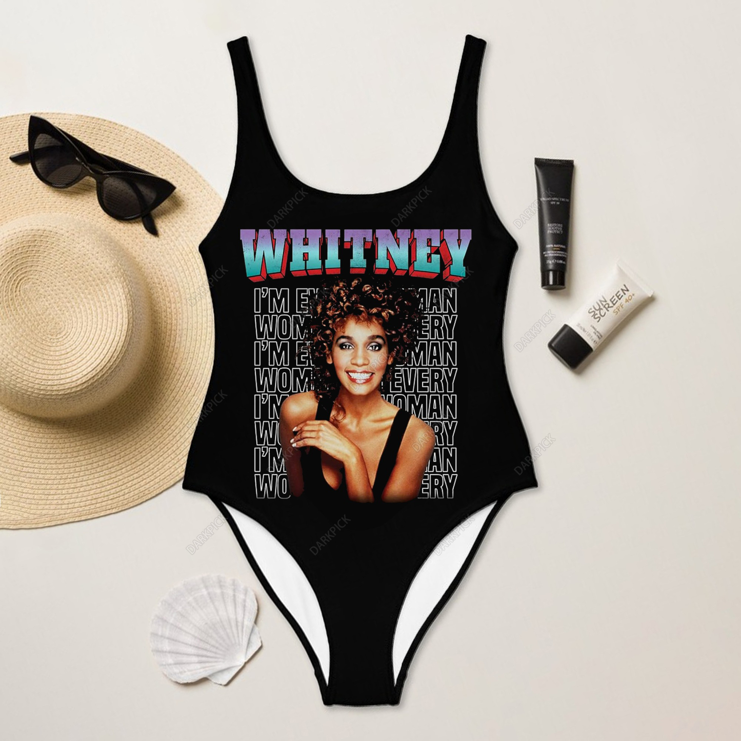 Whitney Houston One-Piece Swimsuit