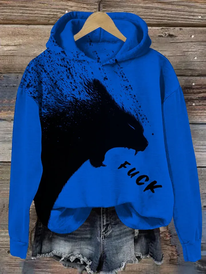 Unisex A Cat Yelling Fuck Print Casual Tank Top