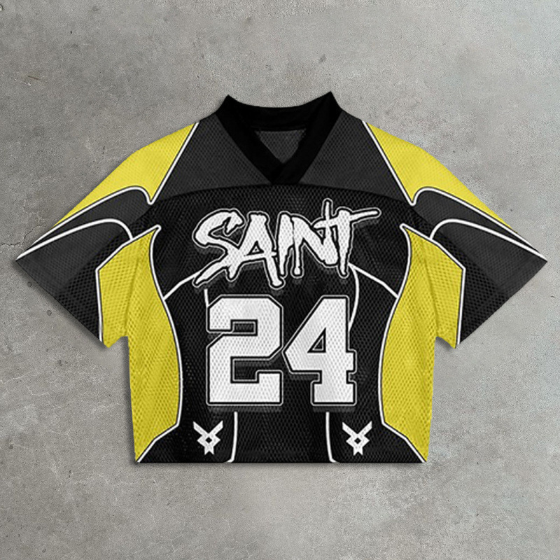 Mesh quick-drying Saint No. 24 casual sports jersey