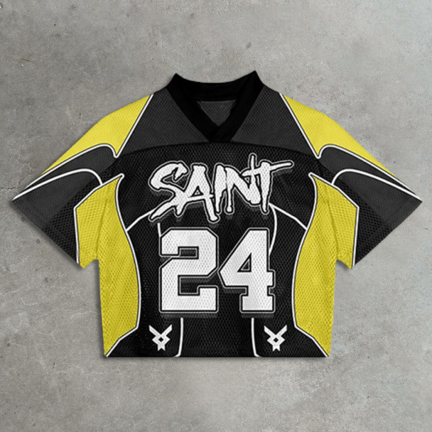 Mesh quick-drying Saint No. 24 casual sports jersey