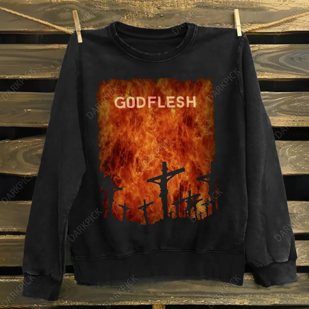 Unisex Cotton Godflesh Band Sweatshirt