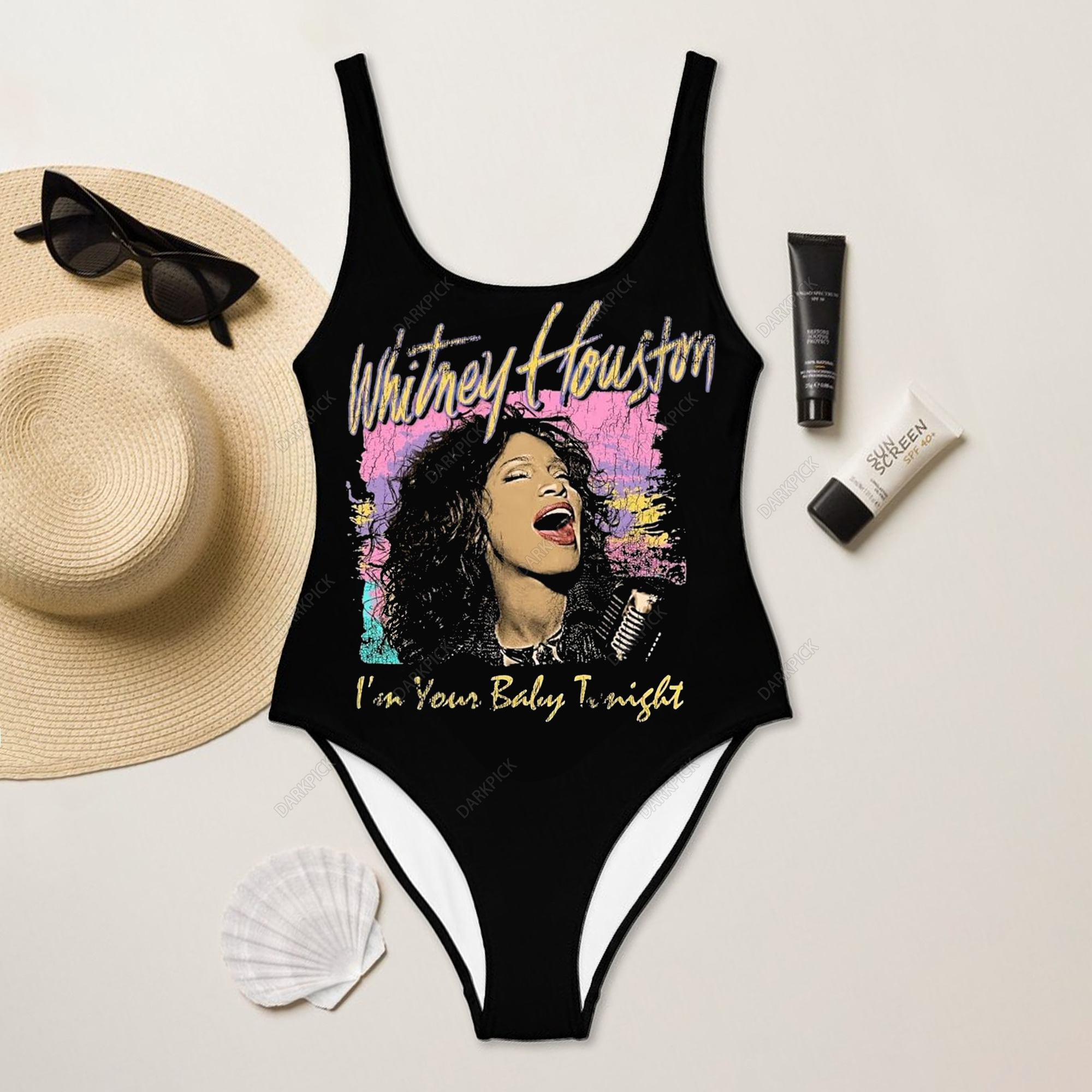 Whitney Houston One-Piece Swimsuit