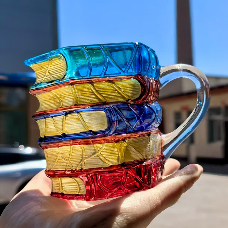 Handmade 3D Reading Happiness Mug
