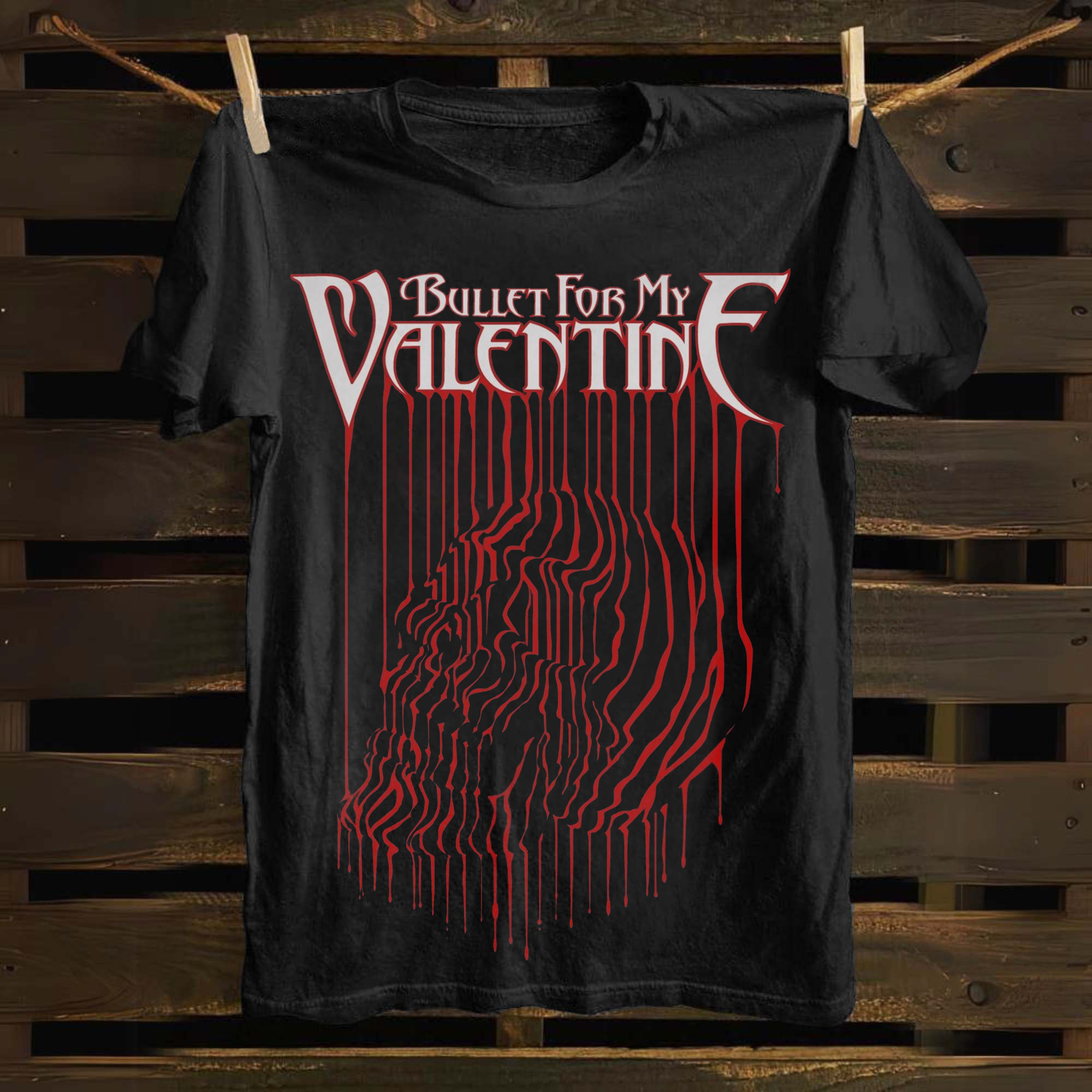 Cotton Bullet For My Valentine Band T-shirt