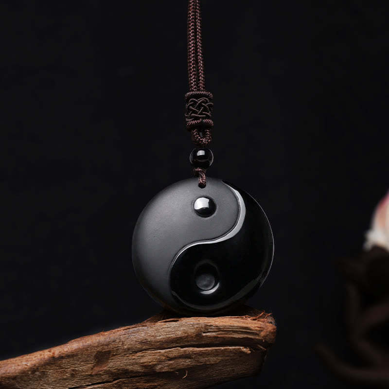 Buddha Stones Black Obsidian Taoism Five Sacred Mountains Nine-Charact