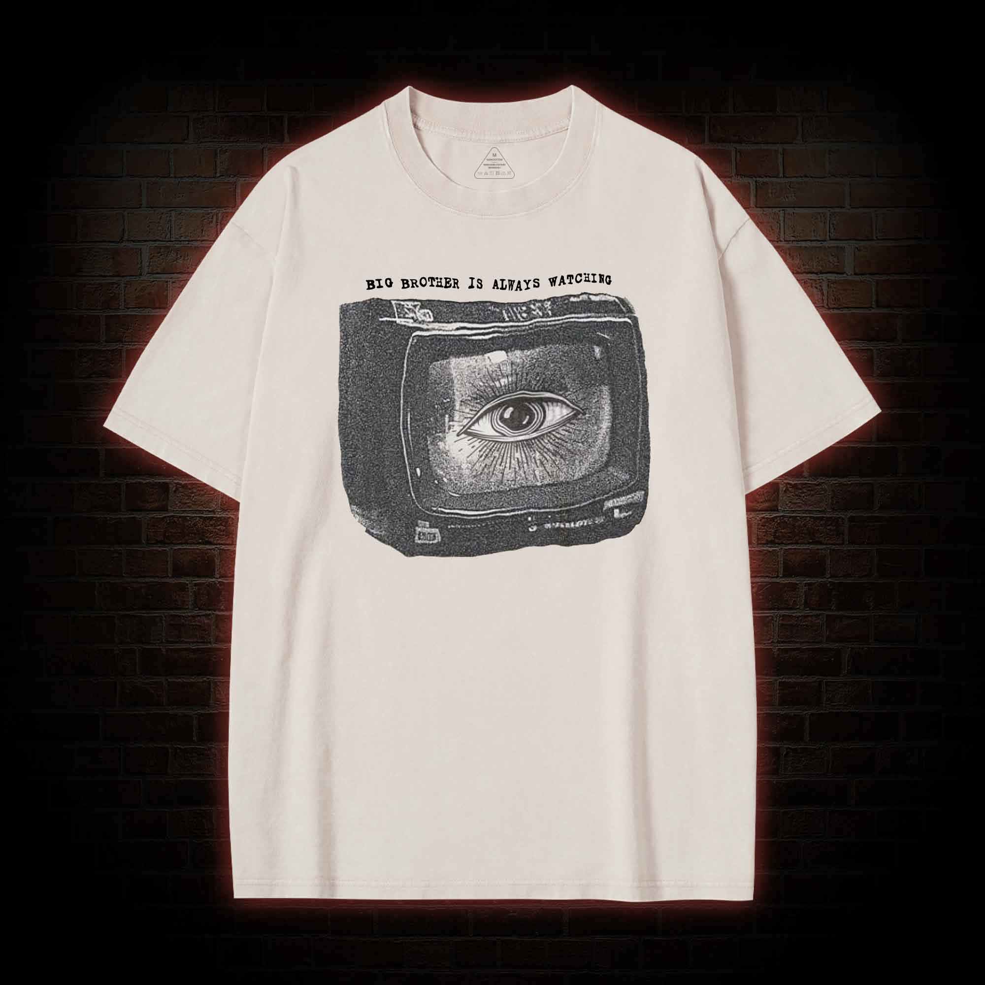 Big Brother is Always Watching Washed T-shirt