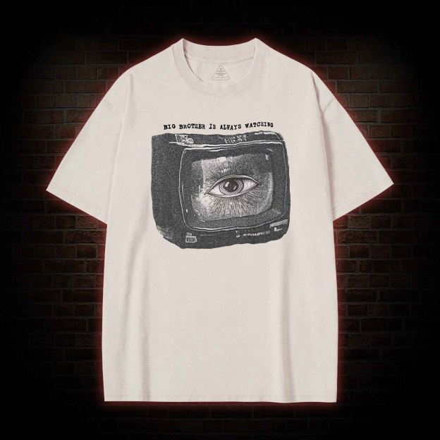 Big Brother is Always Watching Washed T-shirt