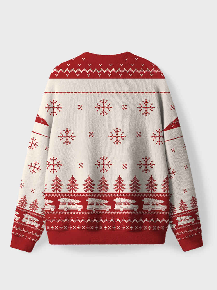 Vintage This Is My Movie Watching Christmas Ugly Sweater