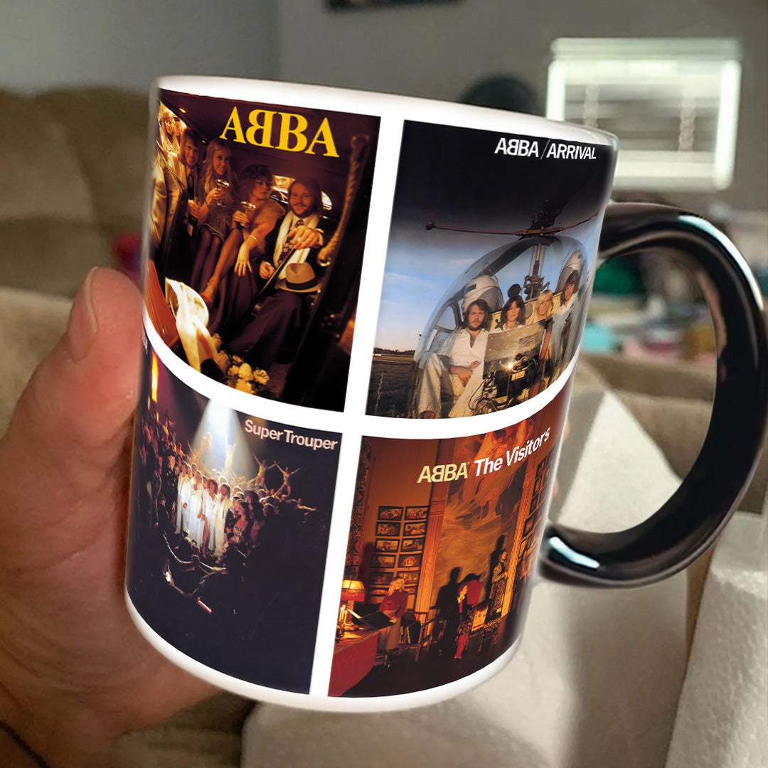 ABBA Albums Cover Collection Retro Mug