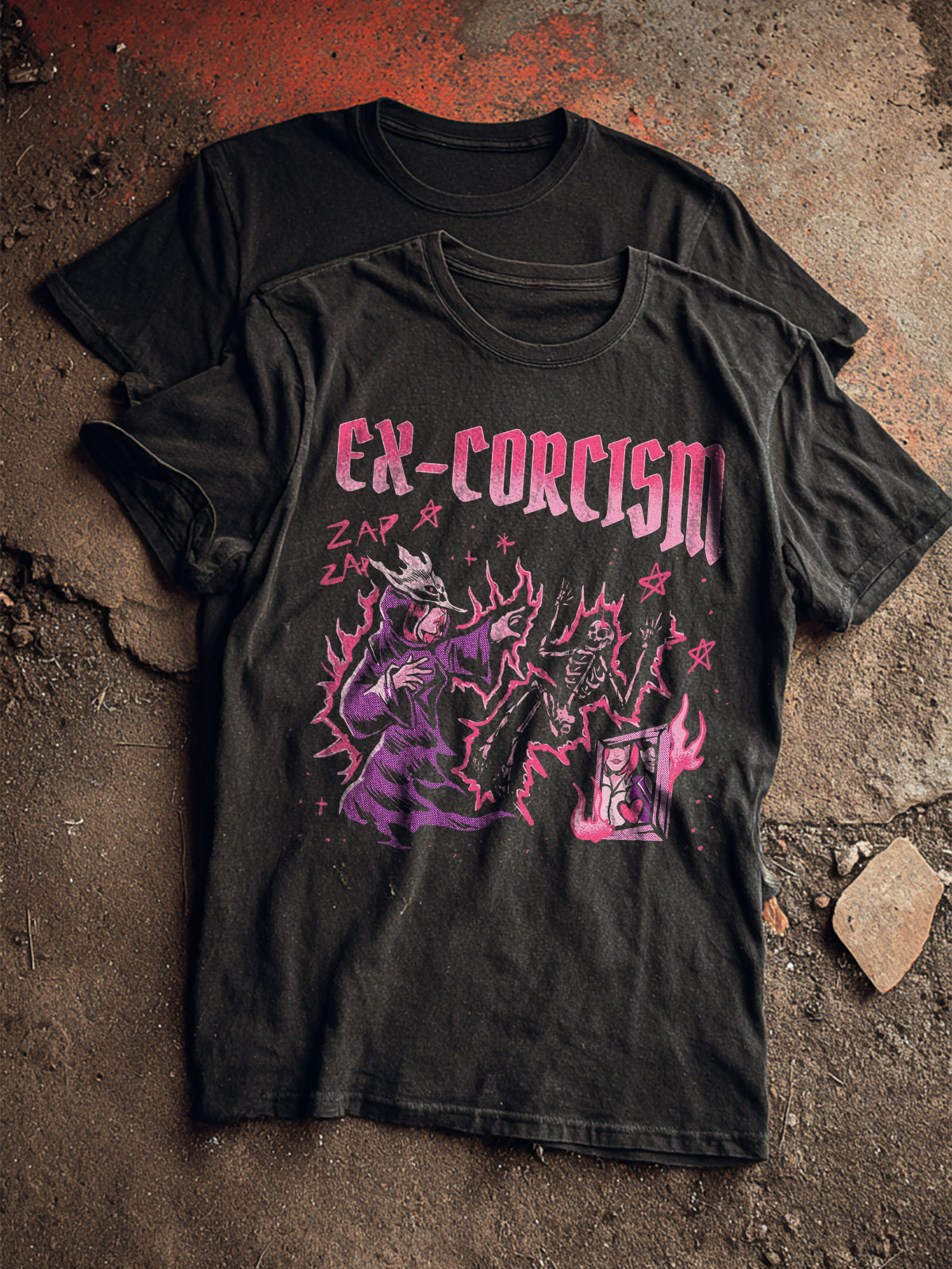 EX-CORCISM ZA ZA cotton T-shirt