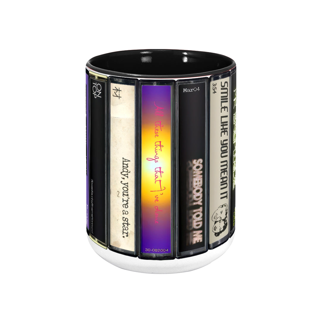 The Killers Hot Fuss Album Cassette Retro Accent Mug