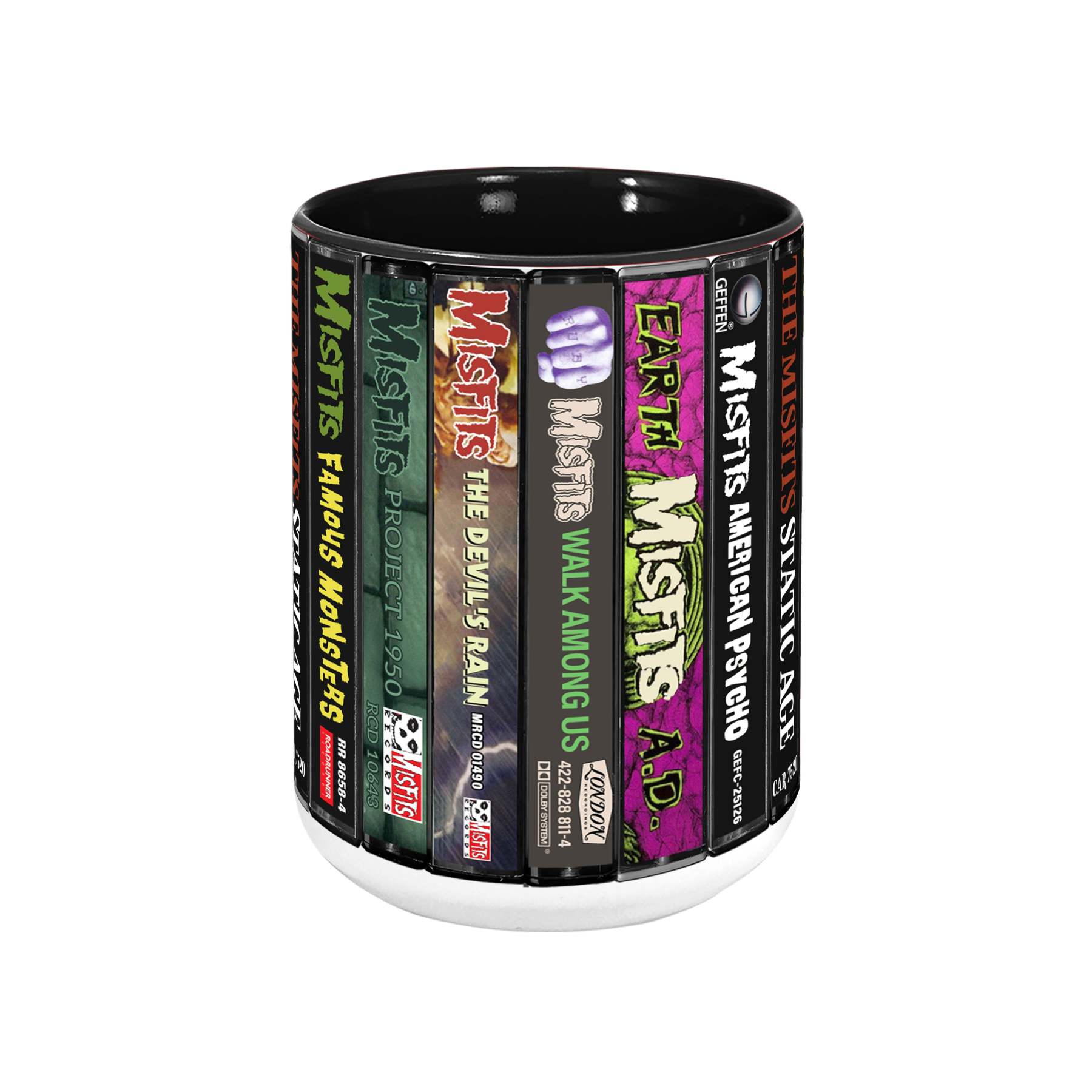 Misfits Albums Cassette Collection Retro Accent Mug